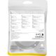 Baseus Kabel sieciowy w oplocie kat. 7 Baseus Ethernet RJ45, 10Gbps, 1m (czarny) 13123401 6932172646561
