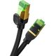 Baseus Kabel sieciowy w oplocie kat. 8 Baseus Ethernet RJ45, 40Gbps, 1m (czarny) 13123412 6932172646776