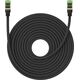 Baseus Kabel sieciowy w oplocie kat. 8 Baseus Ethernet RJ45, 40Gbps, 20m (czarny) 13123413 6932172646783