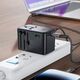Ładowarka Acefast Multifunkcyjna ładowarka sieciowa podróżna Acefast Z1, 2xUSB-A, 3xUSB-C, GaN, 67W, US/EU/UK/AU (czarna) 13132514 6974316282495