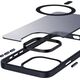 Crong Etui Hybrid Frost MAG Cover iPhone 15 Pro MagSafe Granatowe 13132653 5904310703291