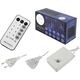 LTC PR Kurtyna 300 x LED, 3 x 3 m, 8 funkcji, AC 230 V, sterowana pilotem, światło zimne białe. 13133574 5902270764369
