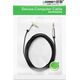 Kabel Ugreen Kątowy kabel mini jack 3,5mm AUX UGREEN AV119, płaski, 0.5 m (czarny) 13155610 6957303807147