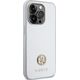 Guess Guess GUHCP15LPS4DGPS iPhone 15 Pro 6.1" srebrny/silver hardcase Strass Metal Logo 13171296 3666339151164