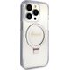 Guess Guess GUHMP15LHRSGSD iPhone 15 Pro 6.1" przezroczysty/transparent hardcase Ring Stand Script Glitter MagSafe 13171309 3666339156626