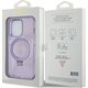 Guess Guess GUHMP15LHRSGSU iPhone 15 Pro 6.1" fioletowy/purple hardcase Ring Stand Script Glitter MagSafe 13171317 3666339156763
