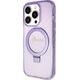 Guess Guess GUHMP15XHRSGSU iPhone 15 Pro Max 6.7" fioletowy/purple hardcase Ring Stand Script Glitter MagSafe 13171324 3666339156770