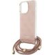 Guess Guess GUHCP15XHC4SEP iPhone 15 Pro Max 6.7" różowy/pink hardcase Crossbody Cord 4G Print 13171375 3666339148379