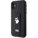 Karl Lagerfeld Karl Lagerfeld KLHCN61GSACHPK iPhone 11 / Xr 6.1" czarny/black hardcase Gripstand Saffiano Choupette Pins 13177506 3666339207335