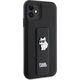 Karl Lagerfeld Karl Lagerfeld KLHCN61GSACHPK iPhone 11 / Xr 6.1" czarny/black hardcase Gripstand Saffiano Choupette Pins 13177506 3666339207335