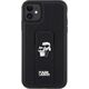Karl Lagerfeld Karl Lagerfeld KLHCN61GSAKCPK iPhone 11 / Xr 6.1" czarny/black hardcase Gripstand Saffiano Karl&Choupette Pins 13177507 3666339206772