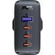 Ładowarka Acefast Szybka ładowarka GaN UK Acefast A40 100W PD 3x USB-C 1x USB-A - czarna 13177921 6974316281962