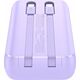 Powerbank Joyroom Joyroom JR-PBC06 z wbudowanymi kablami USB-C / Lightning 30W 10000mAh - fioletowy 13217626 6956116776473