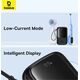 Powerbank Baseus Baseus Qpow Pro+ 10000mAh 22.5W z wbudowanym kablem USB-C i wyświetlaczem - czarny 13219349 6932172652463