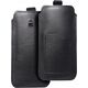 OEM Skórzana uniwersalna wsuwka z pull-up - ROYAL / czarny - Rozmiar 2XL+tall - SAMSUNG S21 ULTRA / HUAWEI P Smart 2021 / XIAOMI Redmi 12 / OPPO A98 5G 13231952 5903396224119