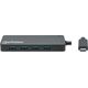 HUB USB Manhattan Manhattan 168410 huby i koncentratory USB Type-C 5000 Mbit/s Czarny 13238529 766623168410