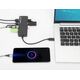 HUB USB Manhattan Manhattan 168410 huby i koncentratory USB Type-C 5000 Mbit/s Czarny 13238529 766623168410