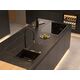 Zlewozmywak Owen OWEN 111 GraniteQ zlewozmywak z syfonem Push 2 Open 1-komorowy z/o (760x500x215| kom. 330x430) pure carbon / elementy stalowe 13241491 5904310998086