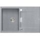 Zlewozmywak Owen OWEN 111 GraniteQ zlewozmywak z syfonem Push 2 Open 1-komorowy z/o (760x500x215| kom. 330x430) silver stone / elementy stalowe 13241494 5904310998079