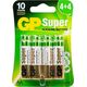 Blow 82-627# Bateria alkaliczna aa 1.5 lr6 gp super 8szt 13241891 4891199216886