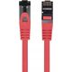 Lanberg Patchcord Lanberg S/FTP kat.8.1 1m LSZH CU fluke passed czerwony 13242618 5901969440737