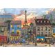 Clementoni Puzzle 1000 elementów Ulica Paryża 13244922 8005125398201