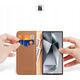 Dux Ducis Etui Dux Ducis Hivo z klapką i blokadą RFID do Samsung Galaxy S24 Ultra - brązowe 13249850 6934913021859