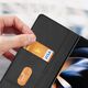 Dux Ducis Skórzane etui z klapką i portfelem do Samsung Galaxy Z Fold5 5G Dux Ducis Bril - czarne 13249937 6934913026700