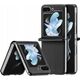 Dux Ducis Skórzane etui Samsung Galaxy Z Flip5 5G z klapką portfel pokrowiec na tył Dux Ducis Bril - czarne 13249938 6934913026670