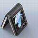 Dux Ducis Skórzane etui Samsung Galaxy Z Flip5 5G z klapką portfel pokrowiec na tył Dux Ducis Bril - czarne 13249938 6934913026670