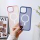 Hurtel Magnetyczne etui z MagSafe Color Matte Case do iPhone 15 Plus - granatowe 13250015 9145576280096