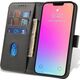 Hurtel Etui z klapką i portfelem Magnet Case do Xiaomi Redmi 12 - czarne 13250095 9145576283059