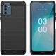Hurtel Etui silikonowe Carbon Case do Nokia C300 - czarne 13250181 9145576282625