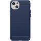 Hurtel Elastyczne etui wzór karbon do iPhone 15 Plus Carbon Case - niebieskie 13250723 9145576279441