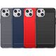 Hurtel Elastyczne etui wzór karbon do iPhone 15 Plus Carbon Case - niebieskie 13250723 9145576279441