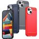 Hurtel Elastyczne etui Carbon Case z wzorem karbon do iPhone 15 - czarne 13250737 9145576279410
