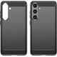 Hurtel Etui do Carbon Case Samsung Galaxy S24+ elastyczny silikonowy karbonowy pokrowiec - czarny 13250992 9145576283769