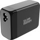 Ładowarka Silver Monkey Ładowarka GaN Silver Monkey SMA155 200W 3xUSB-C PD USB-A QC 3.0 z odłączanym kablem zasilającym - czarna 13252021 5900779358454