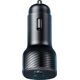 Ładowarka Joyroom Ładowarka samochodowa Joyroom JR-CCD04 30W 2x USB-C USB-A z wyświetlaczem - czarna 13252045 6941237112019