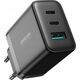 Ładowarka Joyroom Szybka ładowarka Joyroom JR-TCF10 2x USB-C USB-A 32W - czarna 13252047 6941237111807