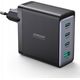 Ładowarka Joyroom Ładowarka GaN Joyroom JR-TCG04EU 100W 3x USB-C USB-A + kabel USB-C / USB-C 100W - czarna 13252051 6941237100368