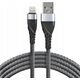 Kabel USB EverActive USB-A - Lightning 2 m Szary (CBB-2IG) 13256133 5903205773975