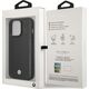 BMW BMW Leather Diamond Pattern - Etui iPhone 14 Pro (Czarny) 13256295 3666339066543