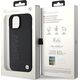 BMW BMW Leather Hot Stamp MagSafe - Etui iPhone 15 Plus (Czarny) 13256317 3666339145354