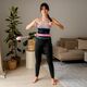 One Fitness Hula hop z obciążnikiem + licznik fh02 różowe 13283024 5907695549683