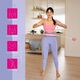 One Fitness Hula hop z obciążnikiem + licznik fh02 różowe 13283024 5907695549683
