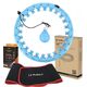 HMS Zestaw hula hop z wypustkami i obciążnikiem HMS hhw01 niebieskie + pas wyszczuplający br163 czerwony 13283027 5907695552775