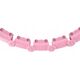 HMS ZESTAW HULA HOP HHW11 LIGHT PINK Z WYPUSTKAMI I OBCIĄŻNIKIEM + PAS BR163 BLACK PLUS SIZE HMS 13283034 5907695557701
