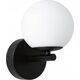 Kinkiet Paulmann Lampa ścienna łazienkowa GOVE LED 5W 400lm 3000K IP44 230V czarny matowy / metal / szkło 13295356 4000870710746