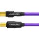 Kabel USB Melodika USB-C - USB-B 5 m Fioletowy (MELO-MDUCB50) 13295446 5907609009951